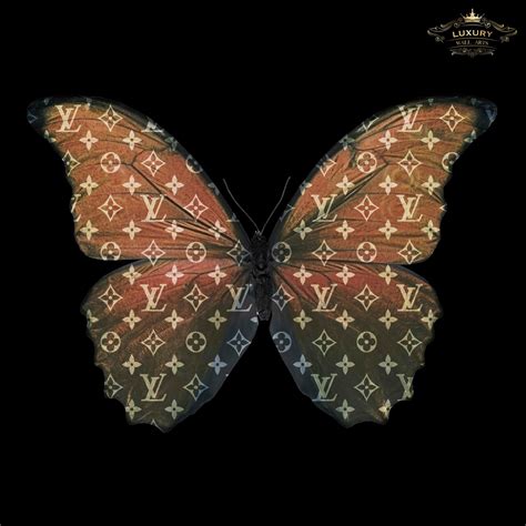 louis vuitton butterfly poster